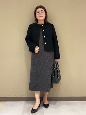 「レディーススーツ」｜fukuさん（レディース・154cm）の秋コーディネート