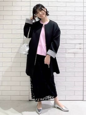しおりさん(レディース・160cm)の春コーディネート