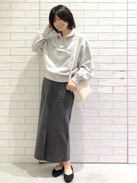 しおりさん(レディース・160cm)の冬コーディネート
