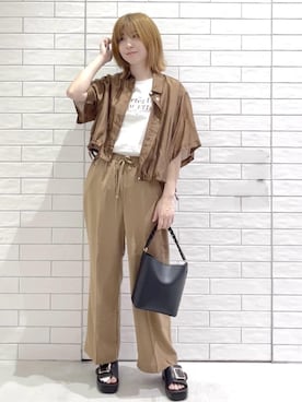 しおりさん(レディース・160cm)の夏コーディネート
