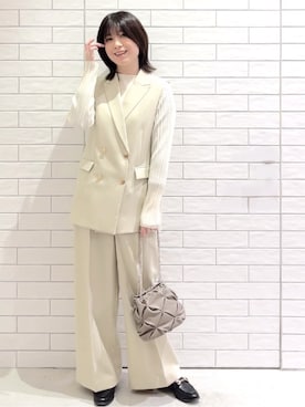 しおりさん（レディース・160cm）の冬コーディネート