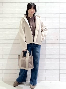 しおりさん(レディース・160cm)の秋コーディネート