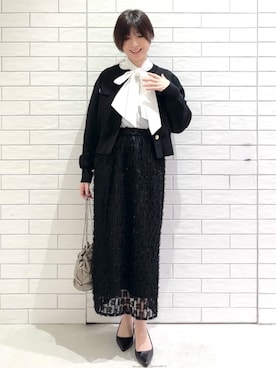 しおりさん（レディース・160cm）の冬コーディネート