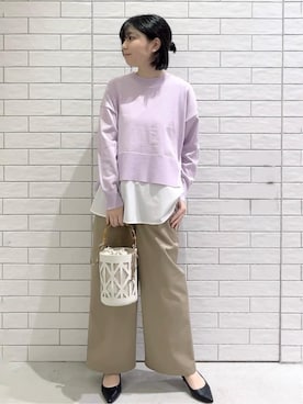 しおりさん(レディース・160cm)の春コーディネート
