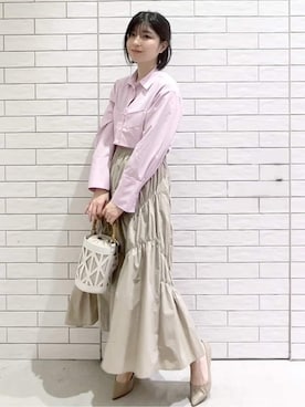 しおりさん(レディース・160cm)の春コーディネート