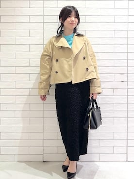 しおりさん（レディース・160cm）の冬コーディネート