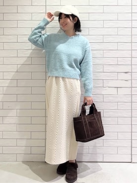 しおりさん(レディース・160cm)の冬コーディネート