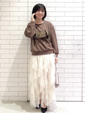 しおりさん(レディース・160cm)の冬コーディネート
