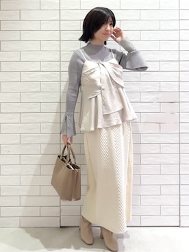 しおりさん(レディース・160cm)の冬コーディネート