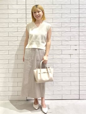 しおりさん（レディース・160cm）の夏コーディネート