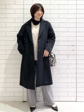 しおりさん（レディース・160cm）の冬コーディネート