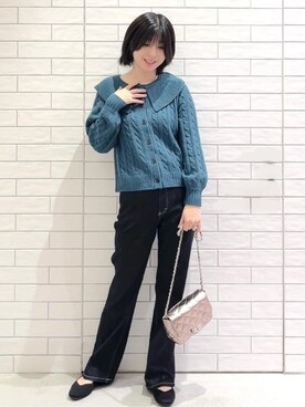 しおりさん（レディース・160cm）の冬コーディネート