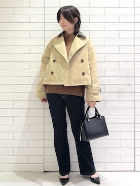 しおりさん（レディース・160cm）の冬コーディネート