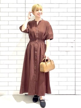 しおりさん（レディース・160cm）の夏コーディネート