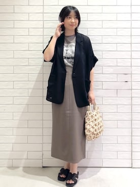 しおりさん(レディース・160cm)の夏コーディネート