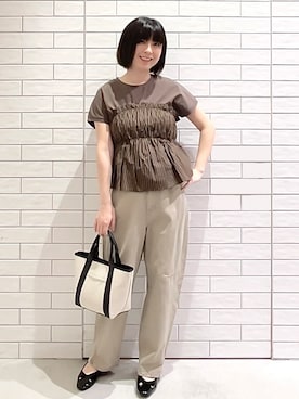 しおりさん(レディース・160cm)の春コーディネート