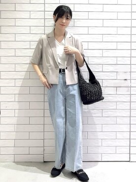 しおりさん（レディース・160cm）の春コーディネート