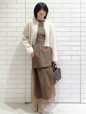 しおりさん（レディース・160cm）の秋コーディネート