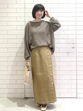 しおりさん(レディース・160cm)の春コーディネート