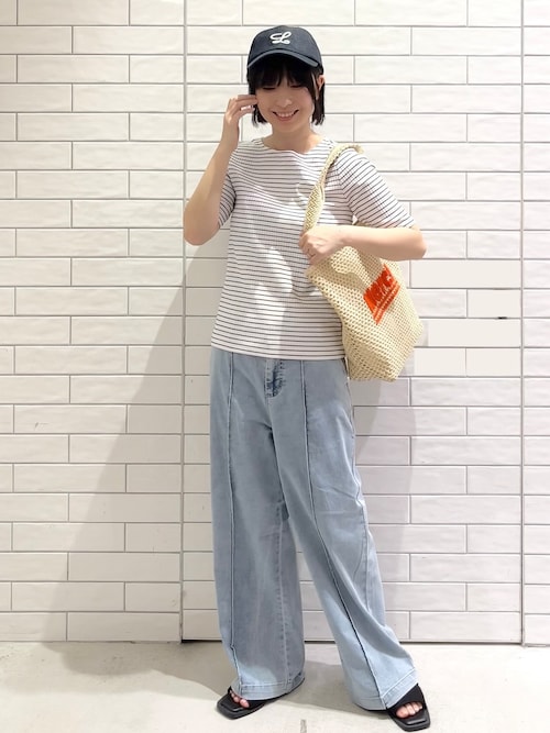 ベーシックリブボートネックカットソー【洗濯機OK】（Tシャツ