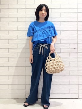しおりさん(レディース・160cm)の夏コーディネート