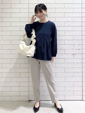 しおりさん（レディース・160cm）の春コーディネート