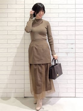 しおりさん（レディース・160cm）の秋コーディネート