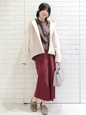 しおりさん(レディース・160cm)の秋コーディネート