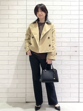 しおりさん（レディース・160cm）の冬コーディネート