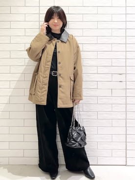 しおりさん（レディース・160cm）の冬コーディネート