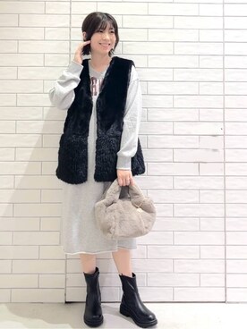 しおりさん（レディース・160cm）の秋コーディネート