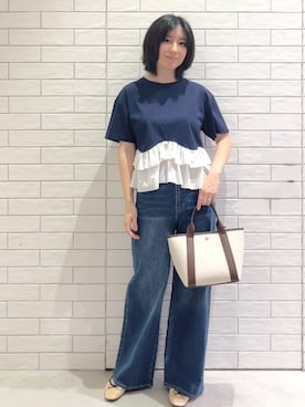 しおりさん（レディース・160cm）の夏コーディネート