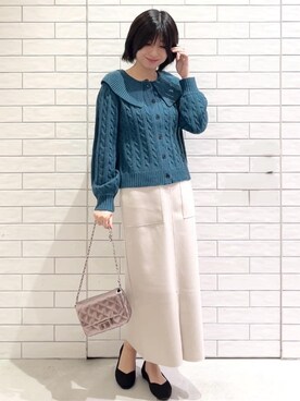 しおりさん（レディース・160cm）の冬コーディネート
