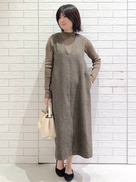しおりさん(レディース・160cm)の冬コーディネート