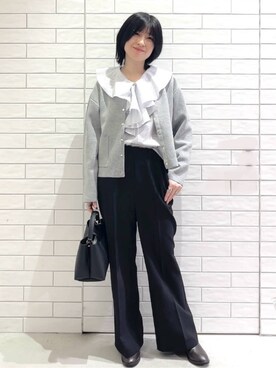 しおりさん(レディース・160cm)の冬コーディネート