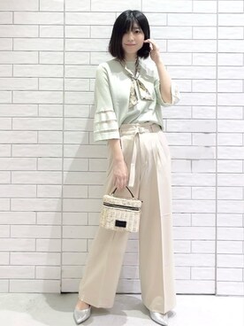 しおりさん（レディース・160cm）の春コーディネート