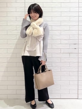 しおりさん(レディース・160cm)の冬コーディネート