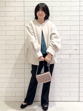 しおりさん（レディース・160cm）の冬コーディネート
