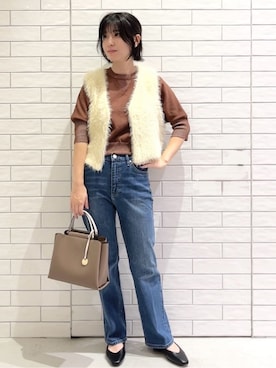 しおりさん(レディース・160cm)の秋コーディネート