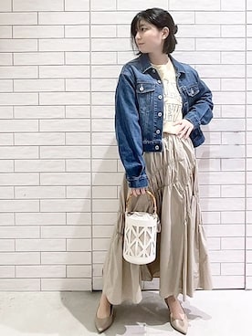 しおりさん(レディース・160cm)の春コーディネート