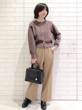 しおりさん(レディース・160cm)の冬コーディネート