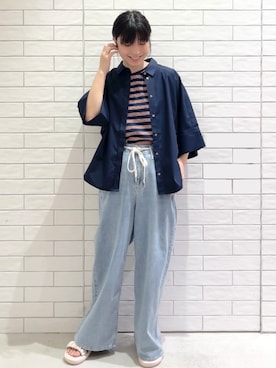 しおりさん（レディース・160cm）の春コーディネート