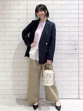 しおりさん(レディース・160cm)の春コーディネート
