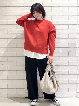 しおりさん(レディース・160cm)の冬コーディネート
