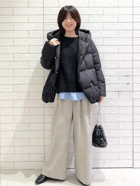 しおりさん（レディース・160cm）の冬コーディネート