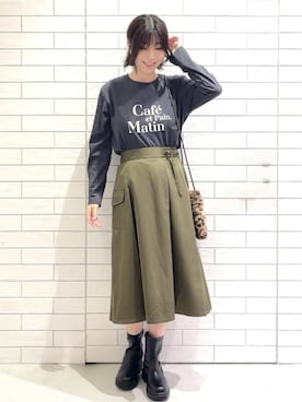 しおりさん(レディース・160cm)の秋コーディネート