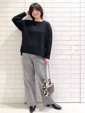 しおりさん（レディース・160cm）の冬コーディネート