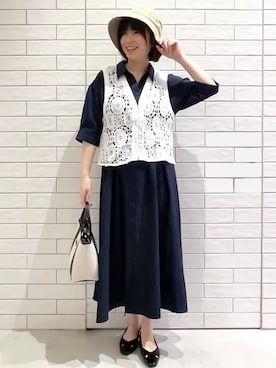 しおりさん(レディース・160cm)の春コーディネート