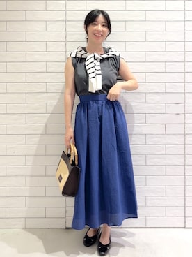 しおりさん(レディース・160cm)の夏コーディネート