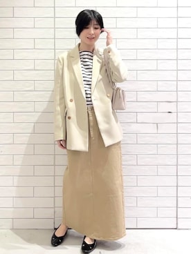 しおりさん(レディース・160cm)の春コーディネート